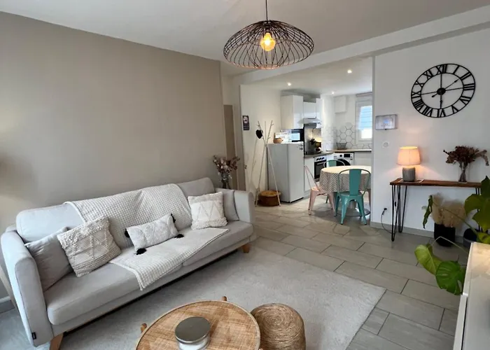 Apartmán Le Bellevue - Gare & Les Jardins Darcy - T3 - Parking Free