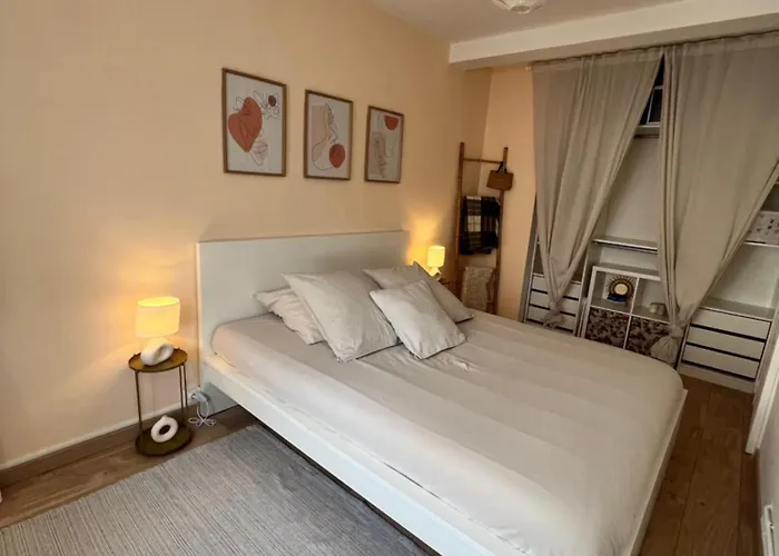 Le Bellevue - Gare & Les Jardins Darcy - T3 - Parking Free Apartmán *